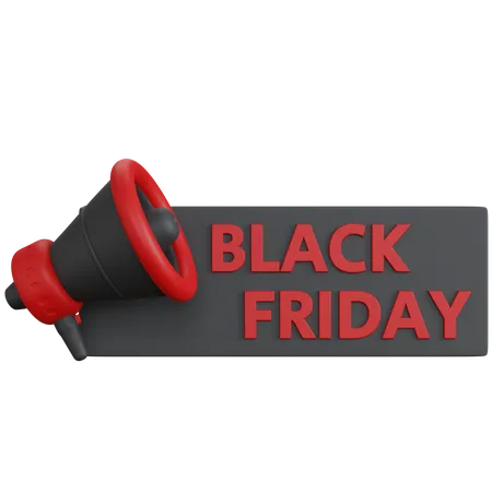 Black Friday Aktion  3D Icon