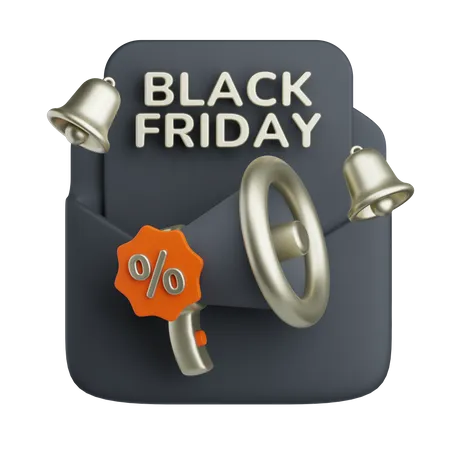 Black Friday Aktion  3D Icon