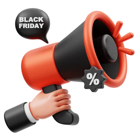 Black Friday Aktion  3D Icon