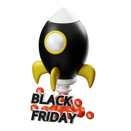 Black Friday Angebot  3D Illustration