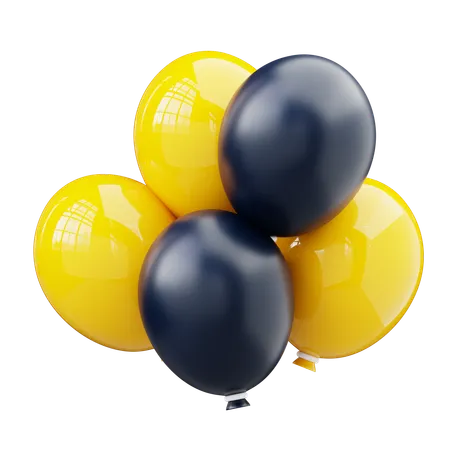 Black Friday Balloon  3D Icon