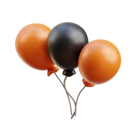 Black Friday Balloon  3D Icon