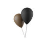3d black friday balloon emoji