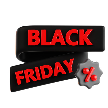 Black Friday-Banner  3D Icon