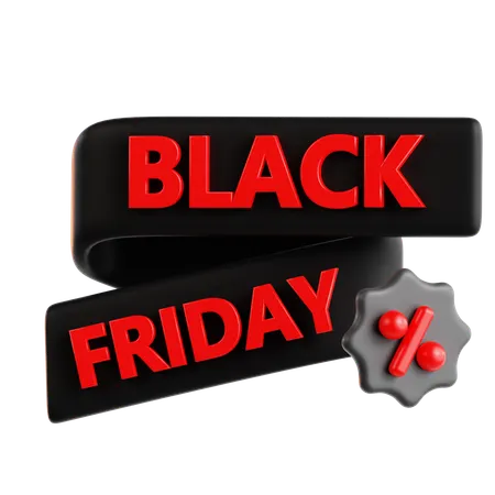 Black Friday-Banner  3D Icon