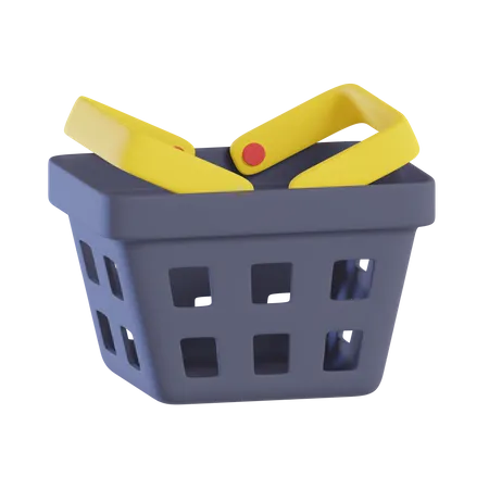 Black Friday Basket  3D Icon