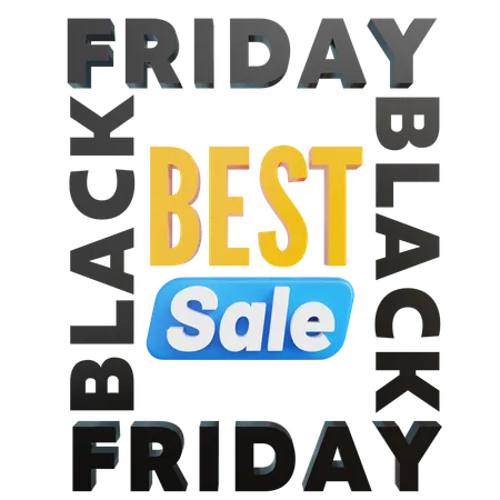 Black friday big sale  3D Icon