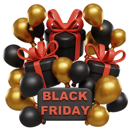 Black Friday Celebration  3D Icon