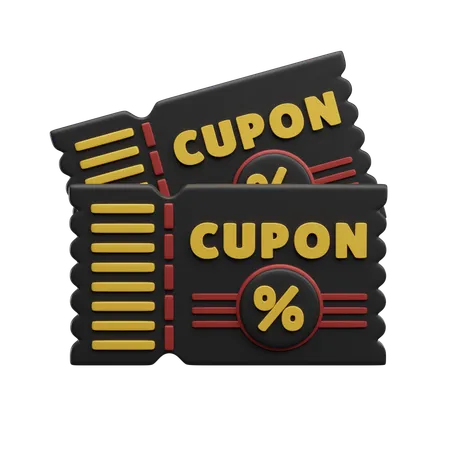 Black Friday Cupon  3D Icon