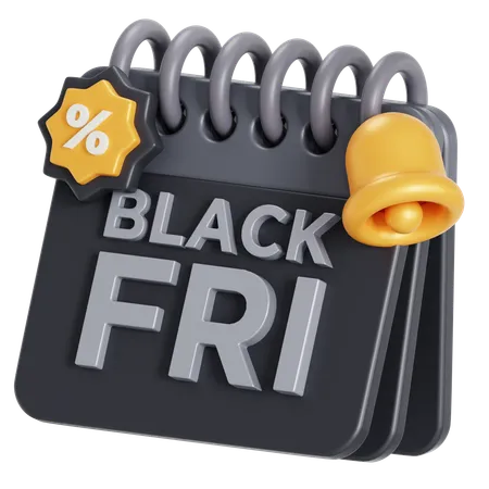 Black Friday Day  3D Icon