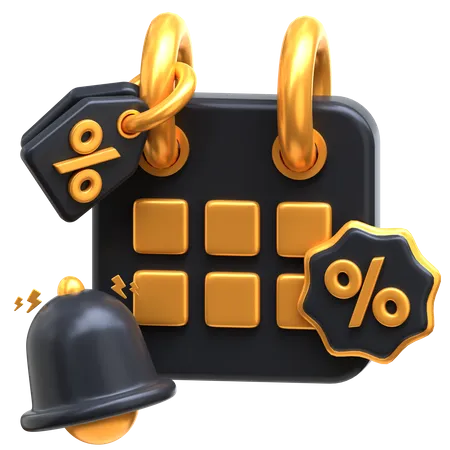 Black Friday Day  3D Icon