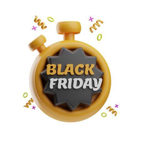 Black Friday Deadline  3D Icon