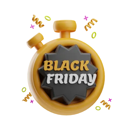 Black Friday Deadline  3D Icon