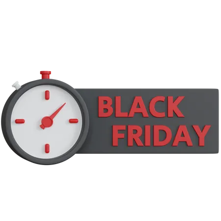 Black Friday Deadline  3D Icon