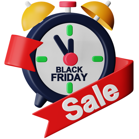 Black Friday Deadline  3D Icon