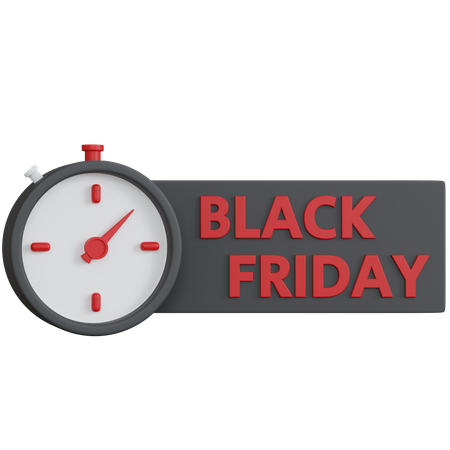 Black Friday Deadline  3D Icon