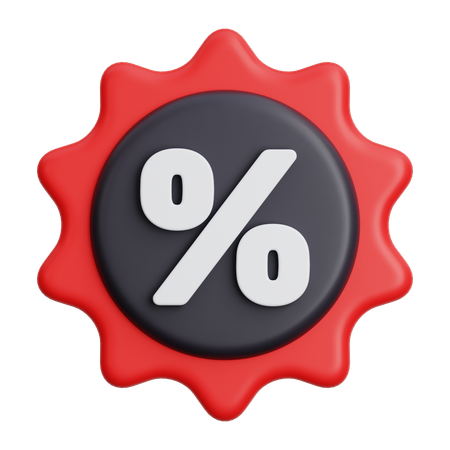 Black Friday Discount  3D Icon