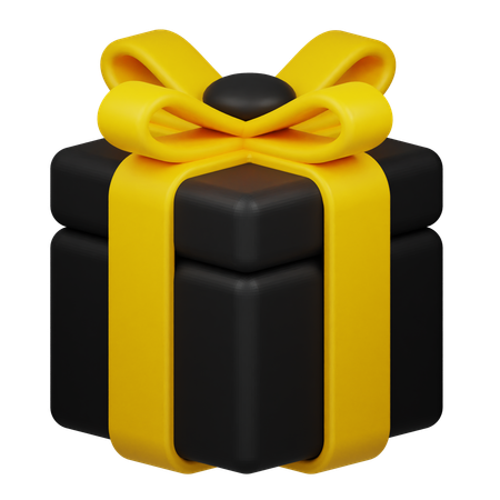 Geschenk zum schwarzen Freitag  3D Icon