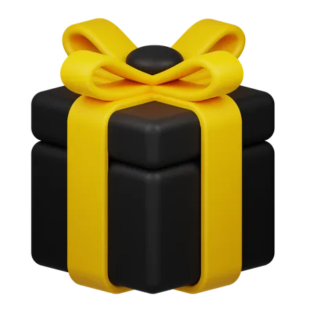 Geschenk zum schwarzen Freitag  3D Icon