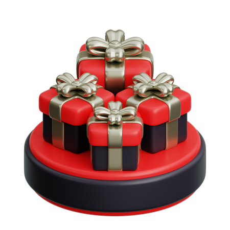 Geschenke zum Black Friday  3D Icon