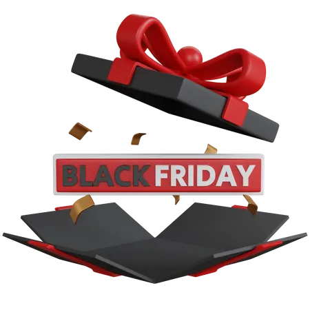 Black Friday Gift  3D Icon