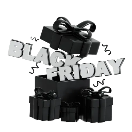 Black Friday Gift  3D Icon