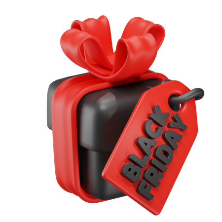 Black Friday gift  3D Icon