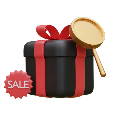Shopping Online And E Commerce Black Friday 3 D Illustration 3D Icon