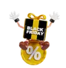 Black Friday Gift Character On Discount Badge