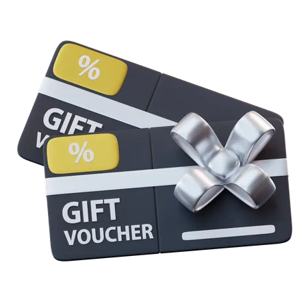 Black Friday Gift Voucher  3D Icon