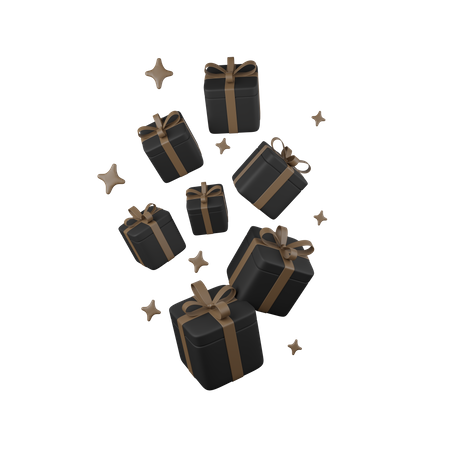 Black Friday Gifts  3D Icon