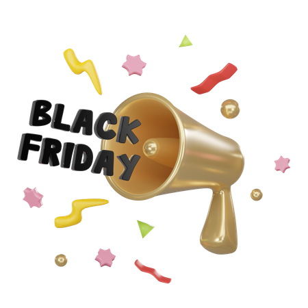 Black Friday Marketing  3D Icon