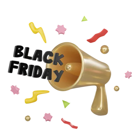 Black Friday Marketing  3D Icon