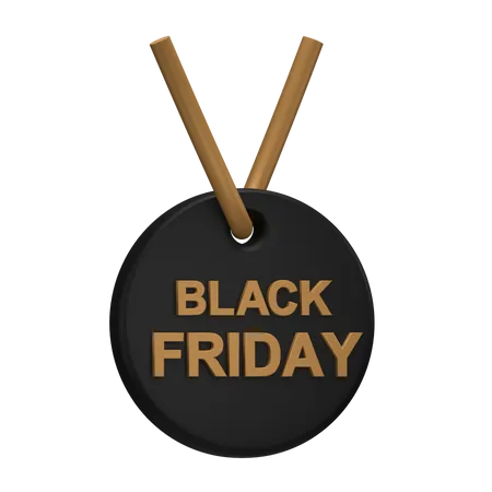 Black Friday-Medaille  3D Icon