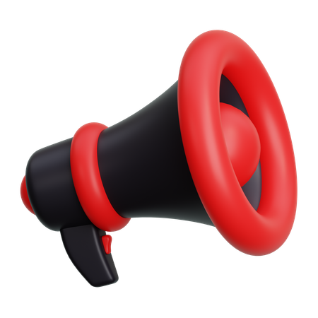 Black Friday Megaphone  3D Icon