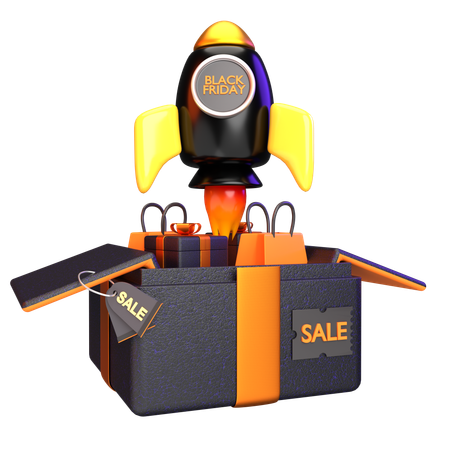 Black Friday Offer  3D Icon