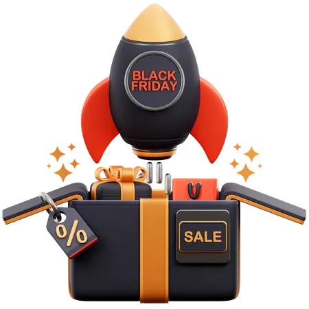 Black Friday Offer  3D Icon