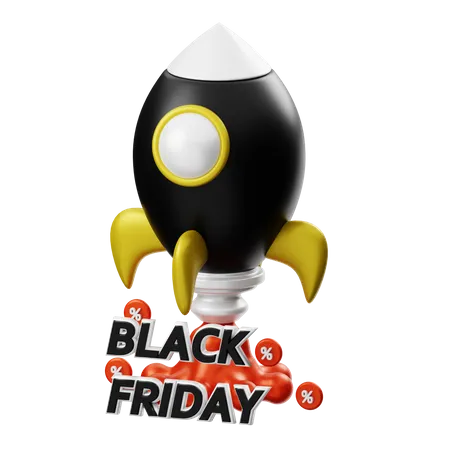 Black Friday Offer  3D Illustration