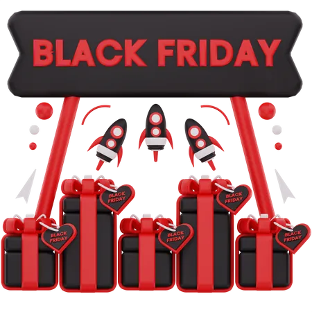 Black Friday Opening  3D Icon