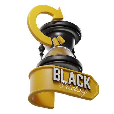 Black Friday Pay Later  3D Icon