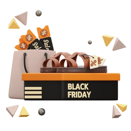 Black Friday Product  3D Icon