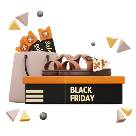 Black Friday Produkt  3D Icon