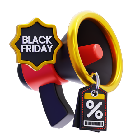 Black Friday Promotion  3D Icon