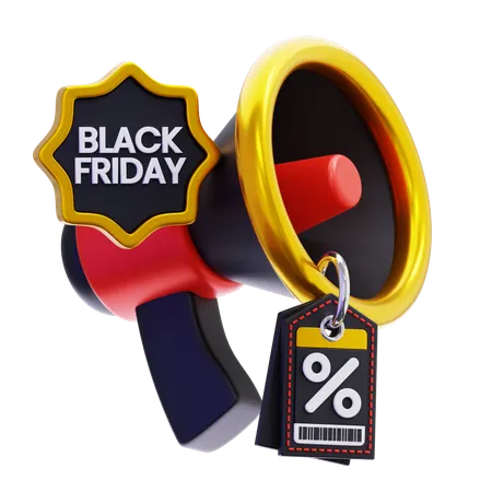Black Friday Promotion  3D Icon