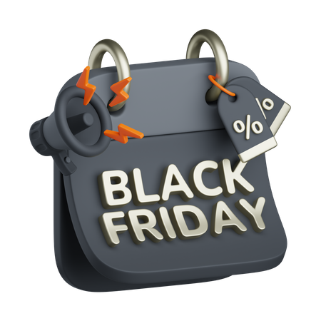 Black Friday Promotion  3D Icon