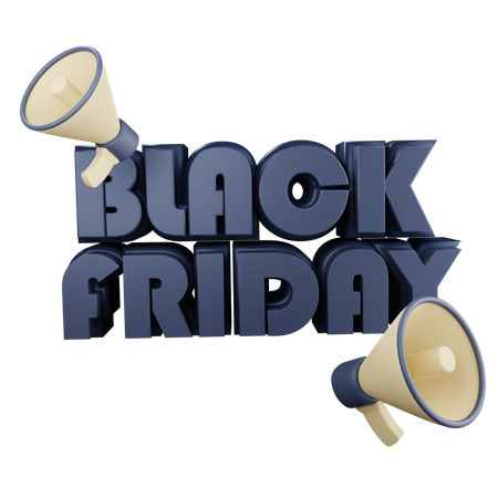 Black Friday Promotion  3D Icon