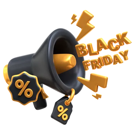 Black Friday Promotion  3D Icon