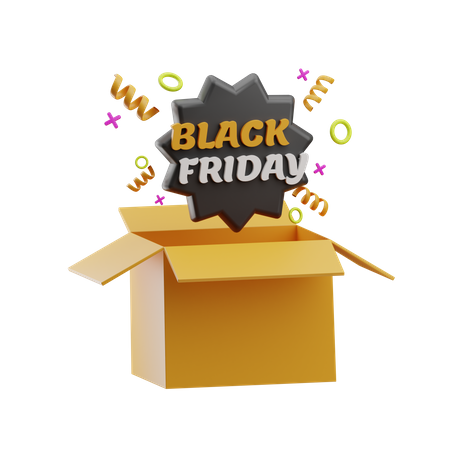 Black Friday Promotion  3D Icon