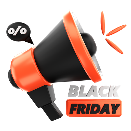 Black Friday Promotion  3D Icon