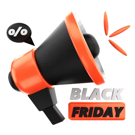 Black Friday Promotion  3D Icon